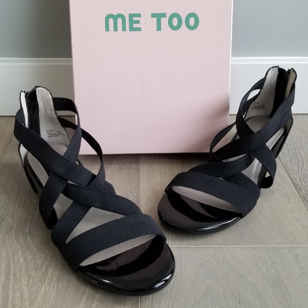 ME TOO Black Sandals